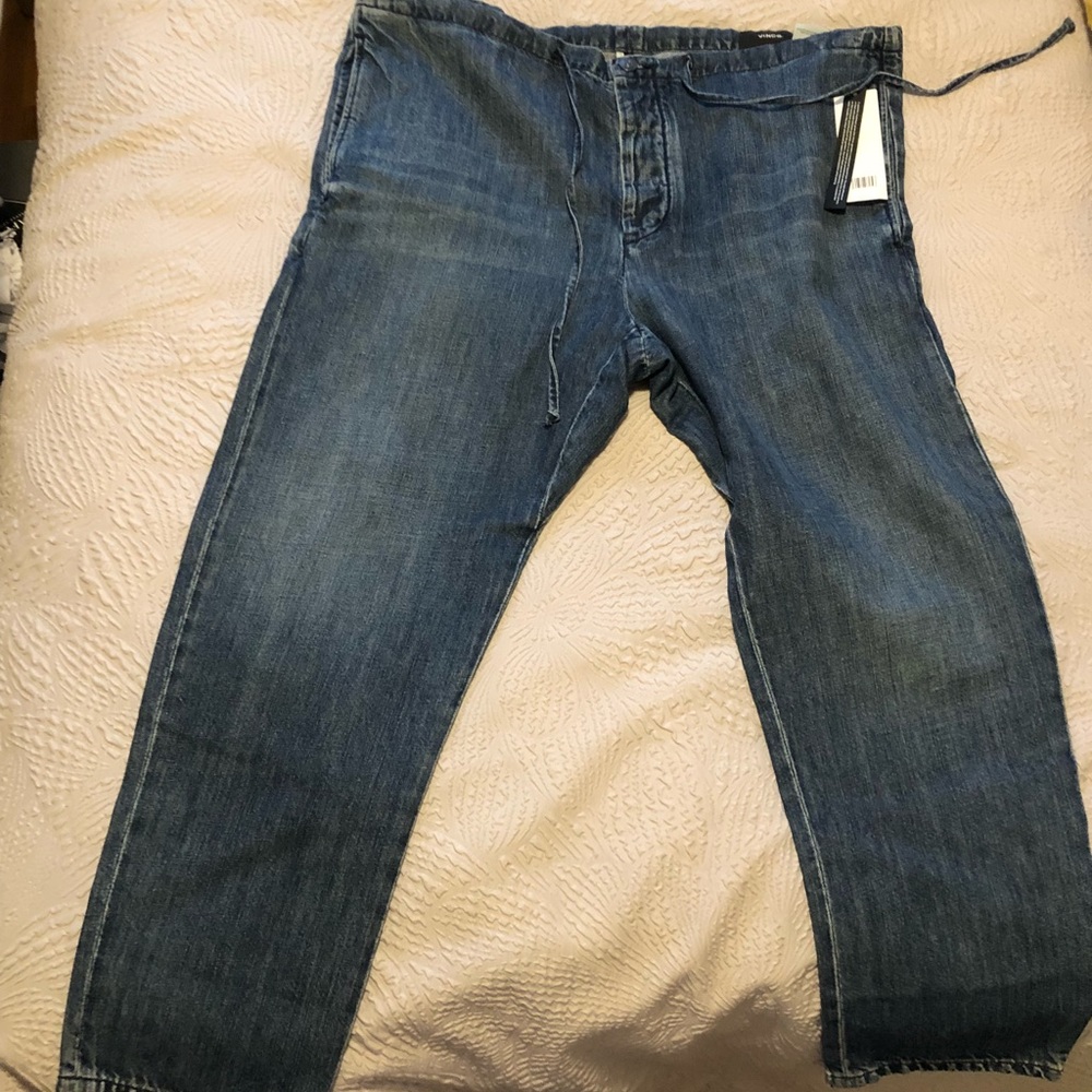 Vince drawstring jeans